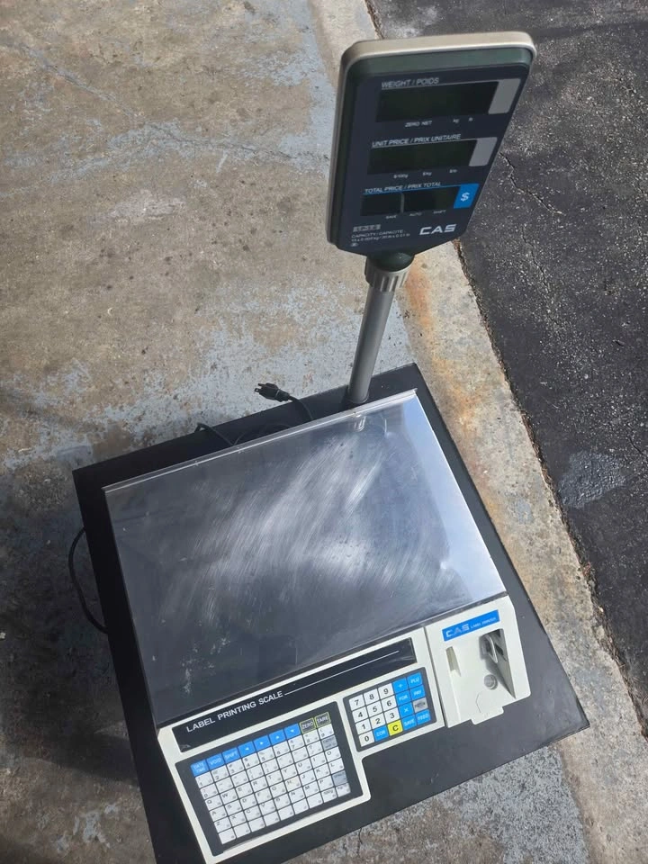 CAS LP-1.6 Commercial Label Printing Scale - Deli/Butcher/Grocer - photo 3