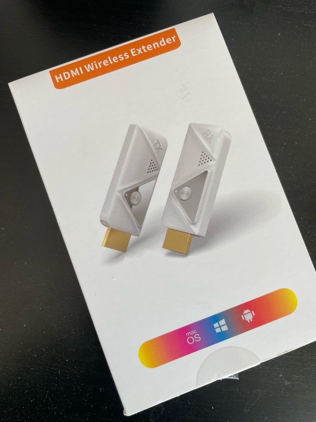 HDMI Wireless Extender for TV and monitors from laptop