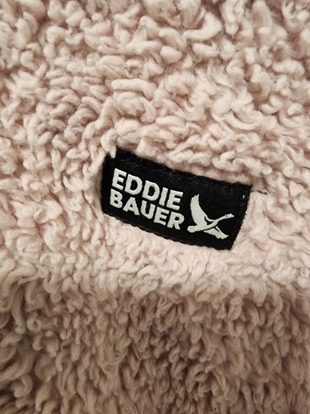 Girls Eddie Bauer Kids age 7-8 M fluffy sweater jacket - photo 4