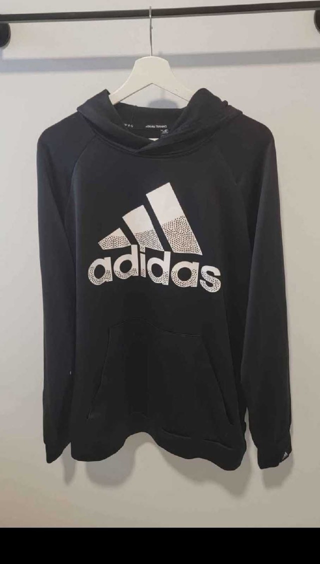 Adidas Men's Black Large Hoodie - Never Worn