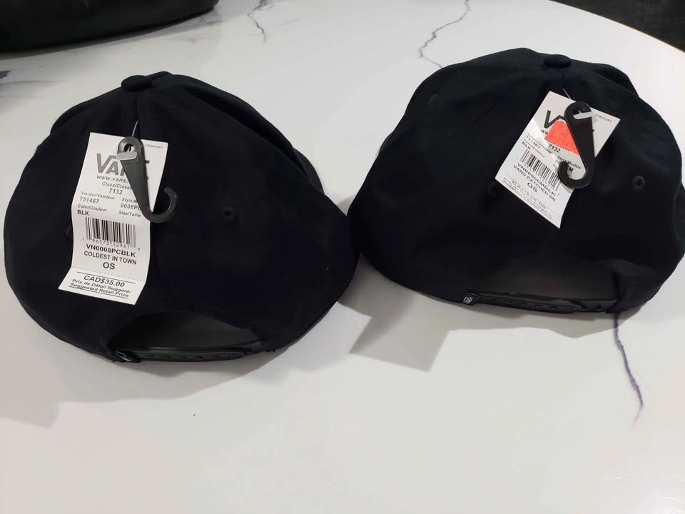 2 New Vans Snapback Hats - Skeleton Beer & Classic Logo - photo 4