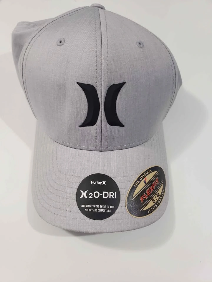 Hurley 2O-DRI Flexfit Cap Hat Grey S/M - photo 4