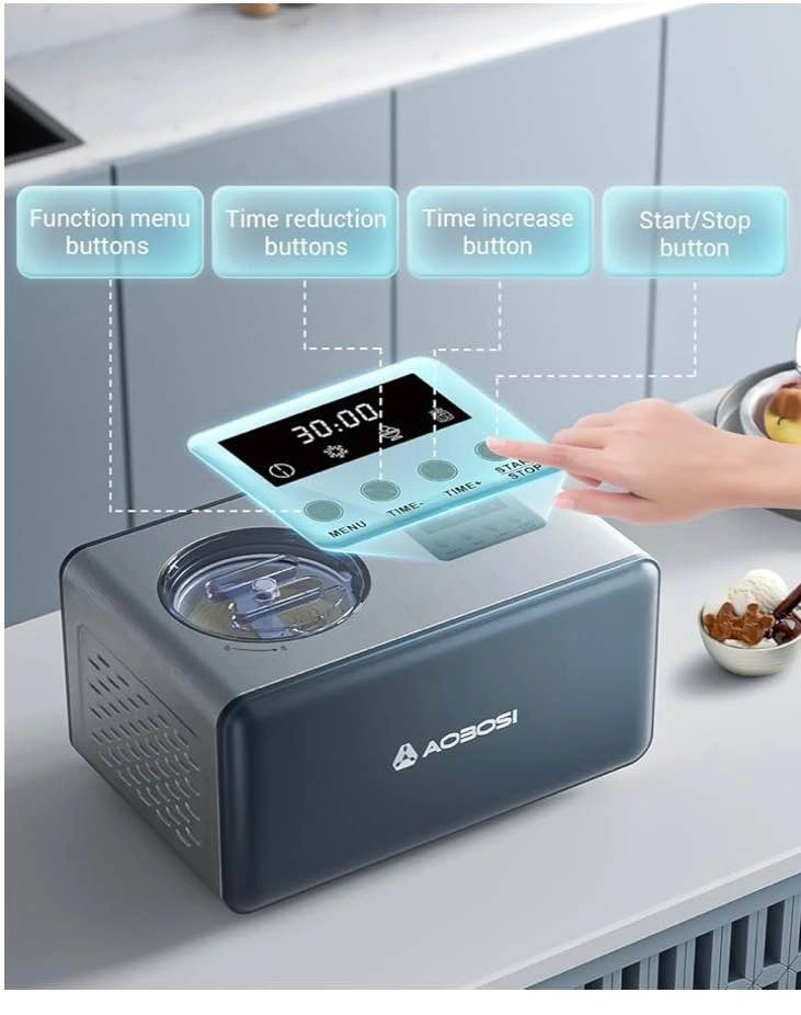 AAOBOSI Ice Cream Maker with Compressor - photo 5
