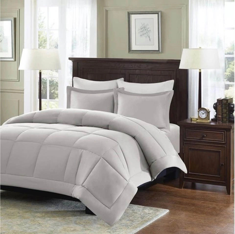 (New)Madison Park Full/Queen Comforter Set Gray - photo 2
