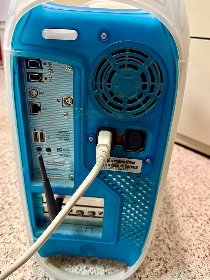 Vintage Apple Power Mac G3 Blue & White Computer 🍏 - photo 3