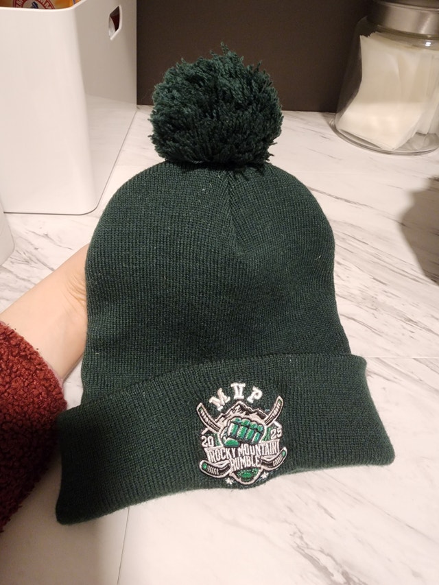 Kids Green hockey hat - photo 2