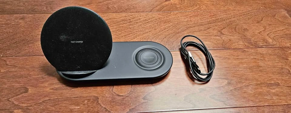 Samsung Wireless Charger Duo Pad, Fast Charge 2.0 - Black
