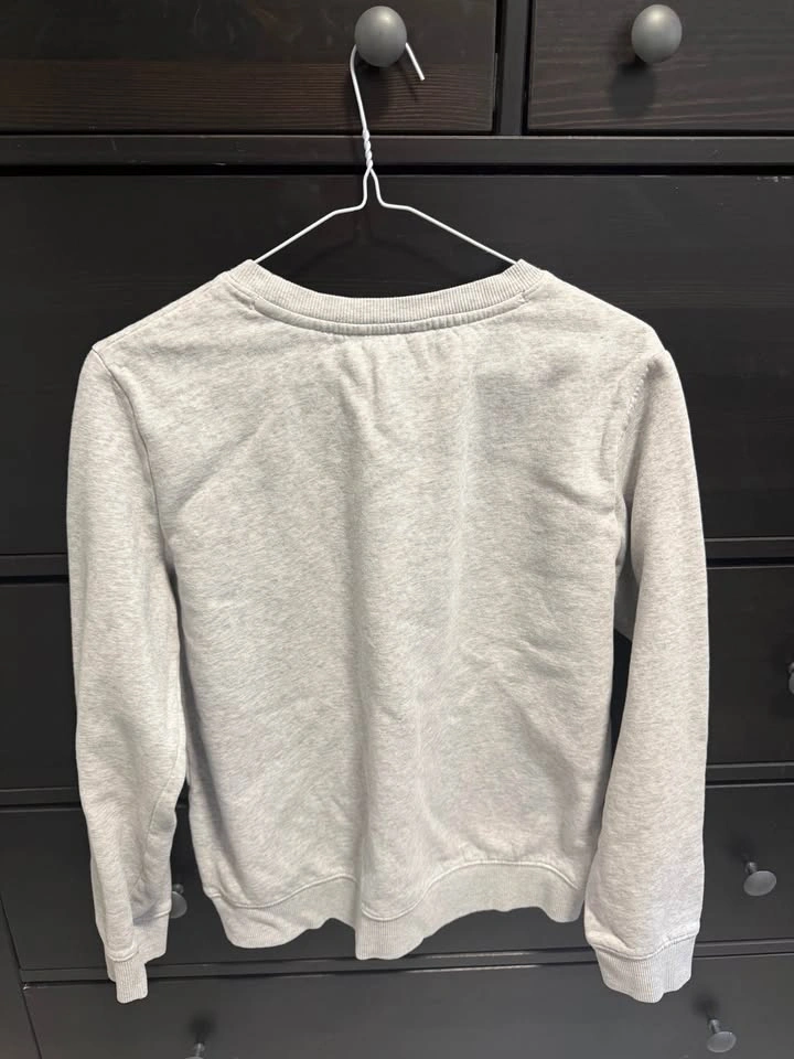 Tommy Hilfiger Crewneck Cropped Grey Sweater Medium - photo 3