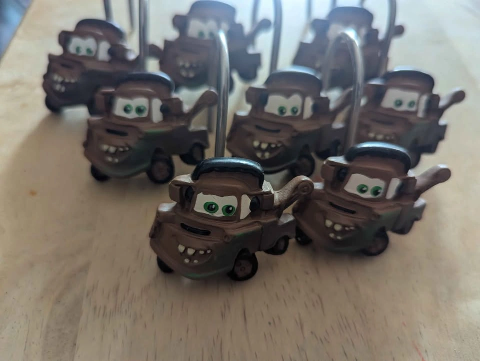 Cars Curtain Hooks - Lightning McQueen, Mater, Fin McMissile (23 - photo 2