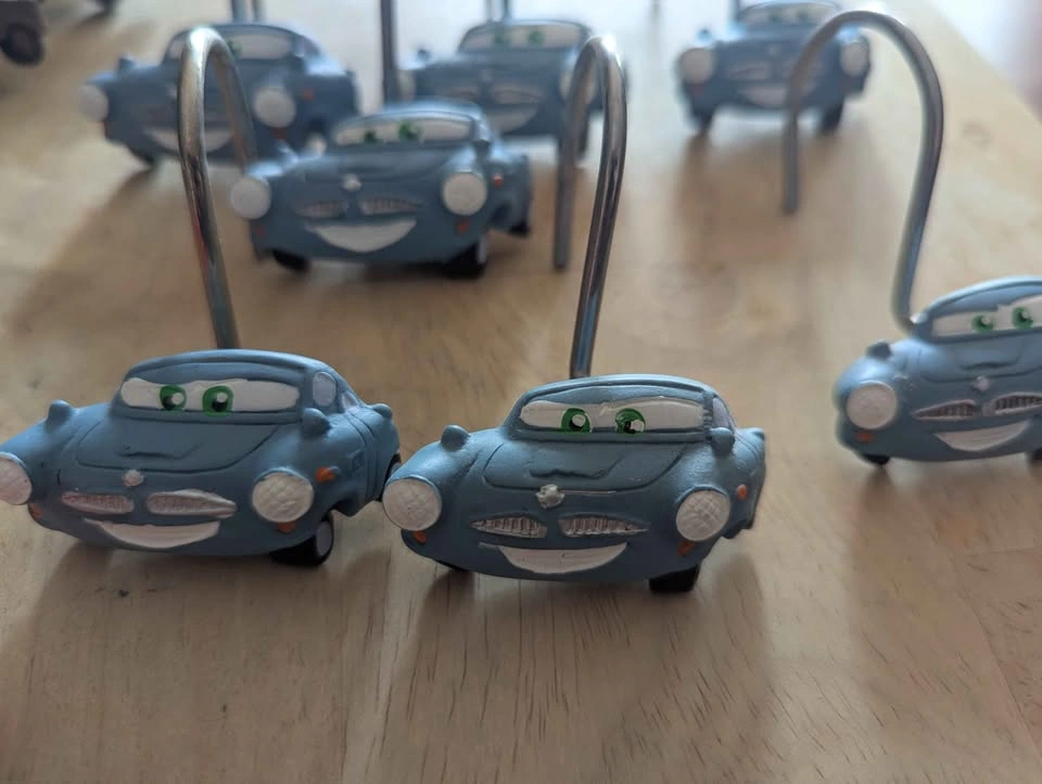 Cars Curtain Hooks - Lightning McQueen, Mater, Fin McMissile (23 - photo 3