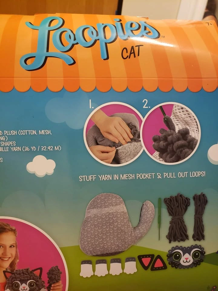 Loopies Yarn plush craft - CAT - photo 2