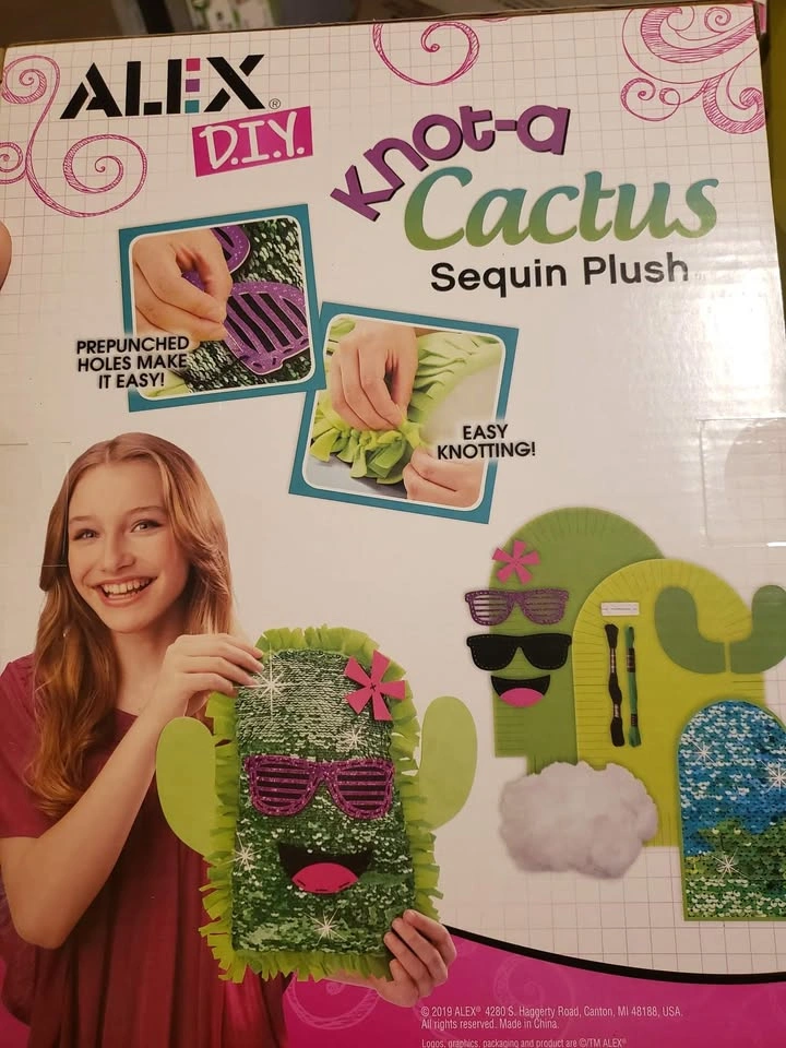 Knot a CACTUS sequin Plush Craft - photo 2