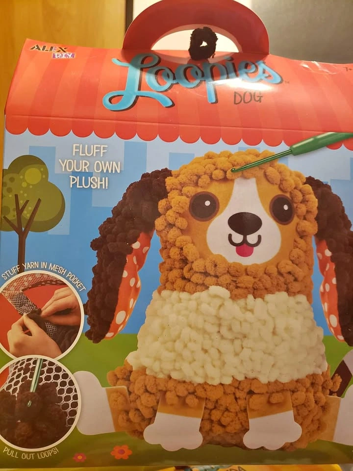 Loopies Yarn plush craft - DOG