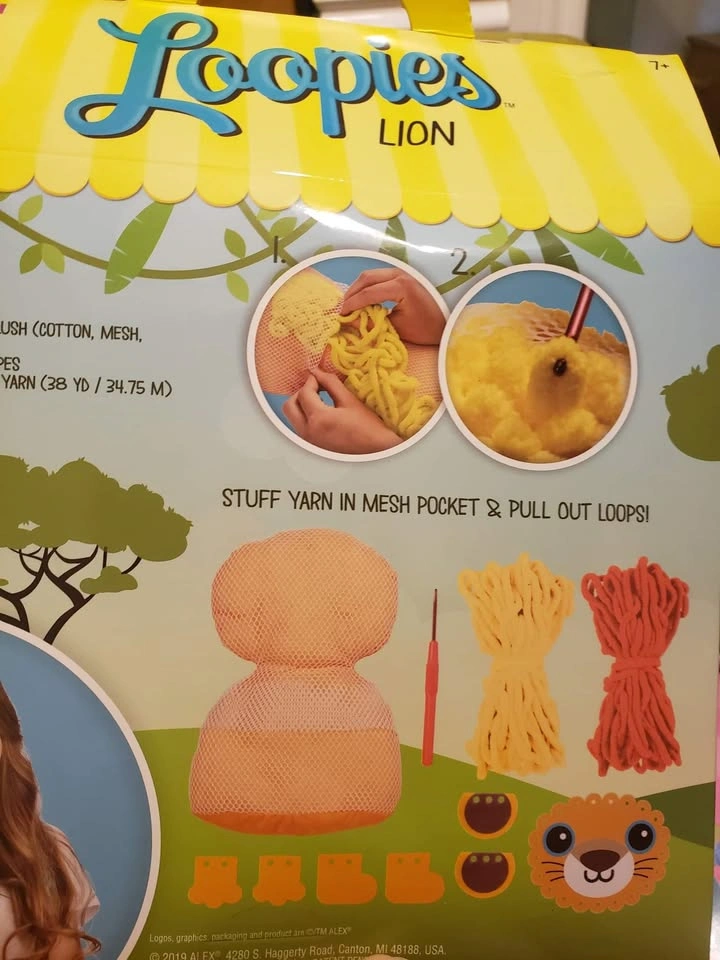 Loopies yarn plush - LION - photo 2
