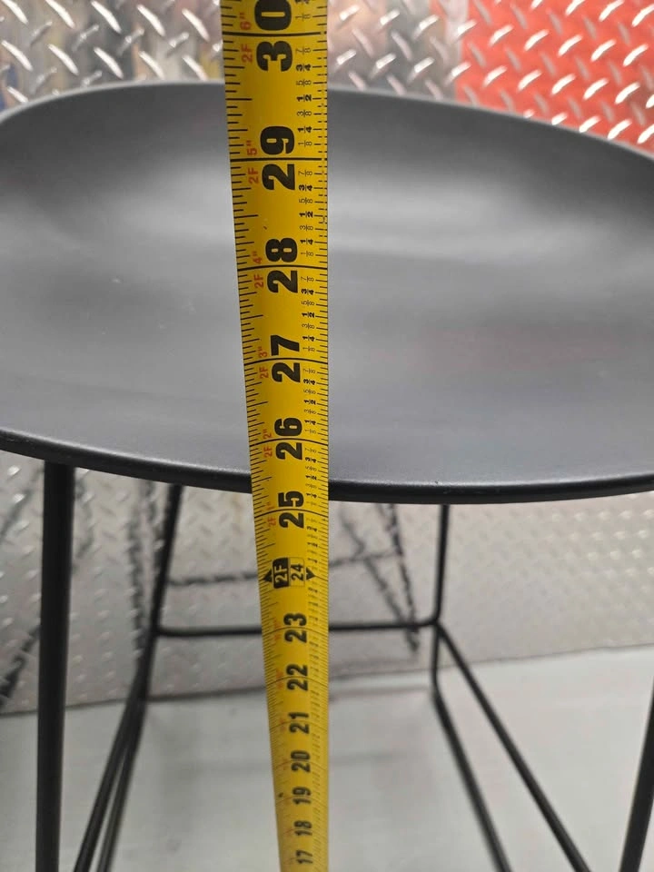 HAY Pair Bar Stools Metal Frame. retail $430 each stool - photo 5