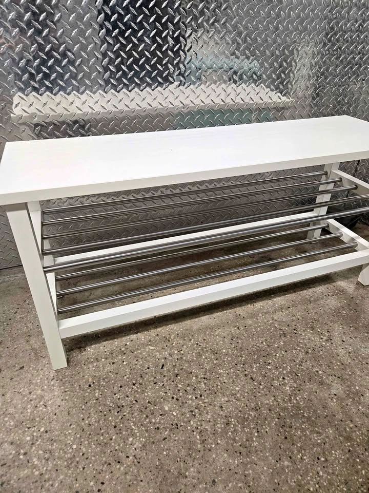Ikea White Shoe Rack Bench