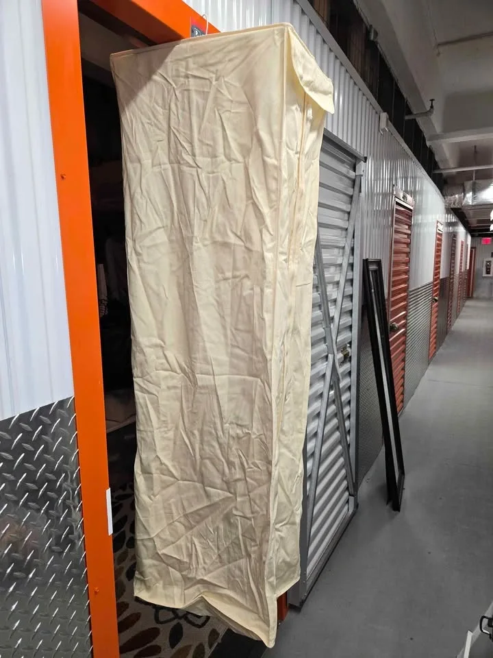 New Cream Garment Bag w Hangers - photo 5