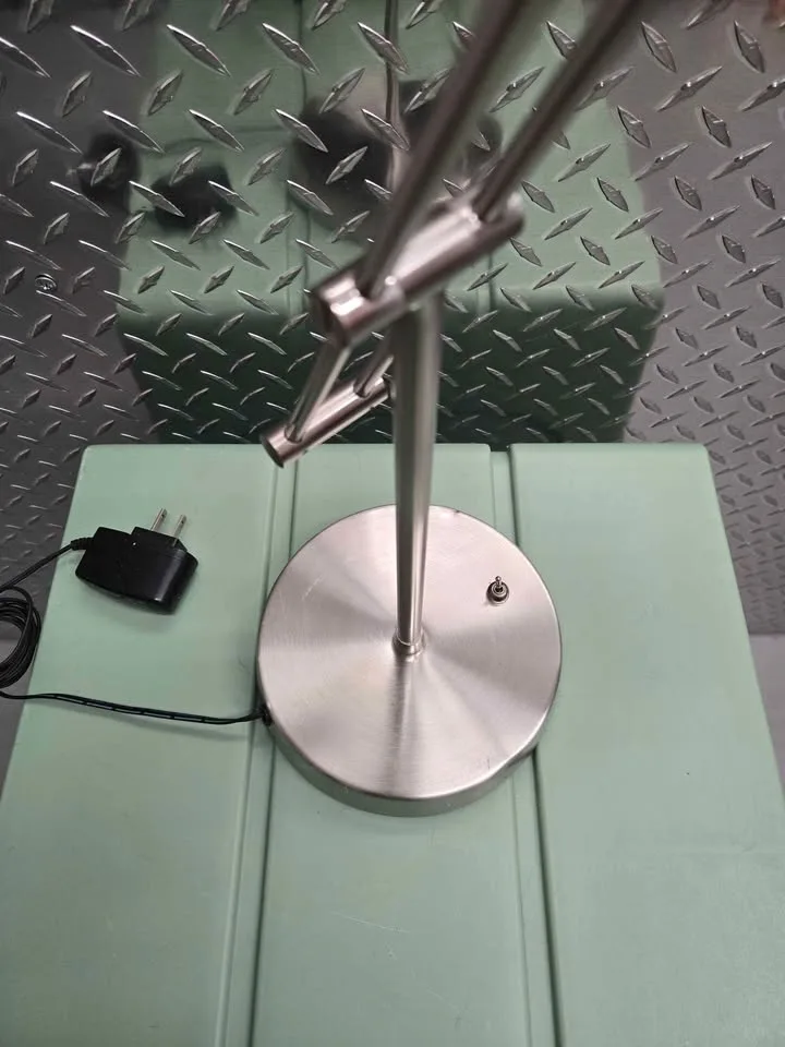 Brushed Metal Adjustable Desk Lamp - photo 3