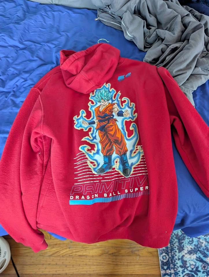 Dragonball Hoodie Size XL