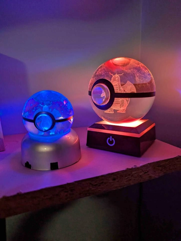 Pokemon Dragonite crystal ball