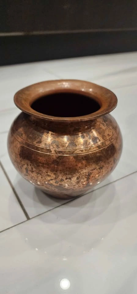Copper Water Pot (Traditional) + Metal Ring - photo 2