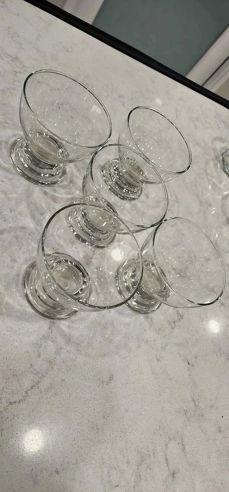 Glass Dessert Bowls / Ice Cream Cups – Set of 5