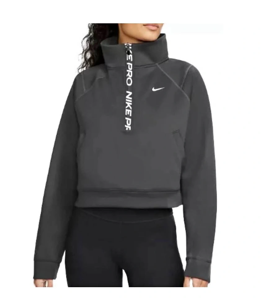 Nike Sweatshirt Womens X Large Pro Dri-FIT 1/2 Zip Mesh Back