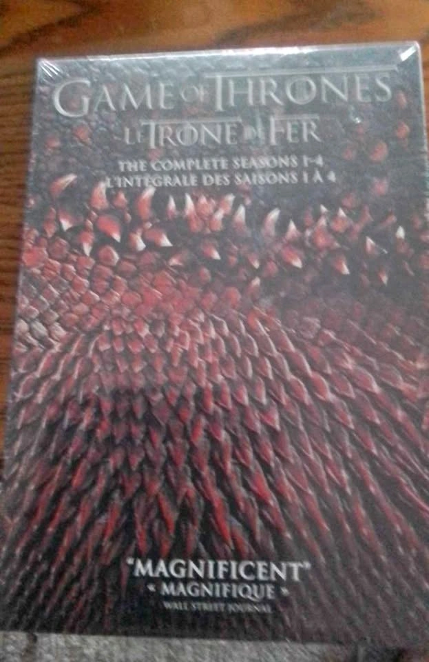 Game of Thrones Seasons 1-4 Complete Box Set New Sealed