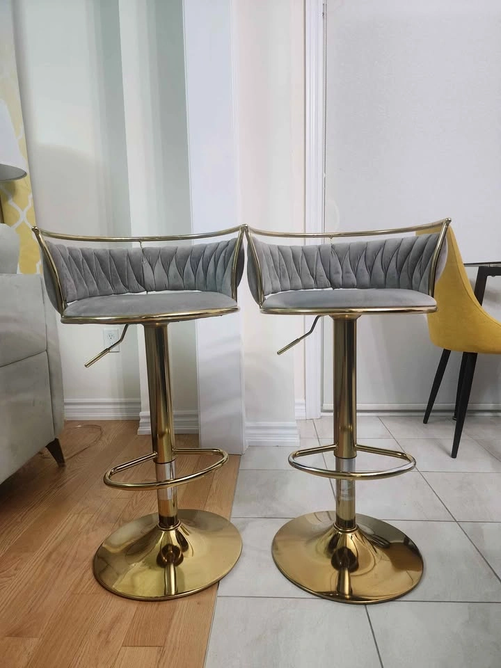 Swivel Adjustable Height Bar Stool - photo 2