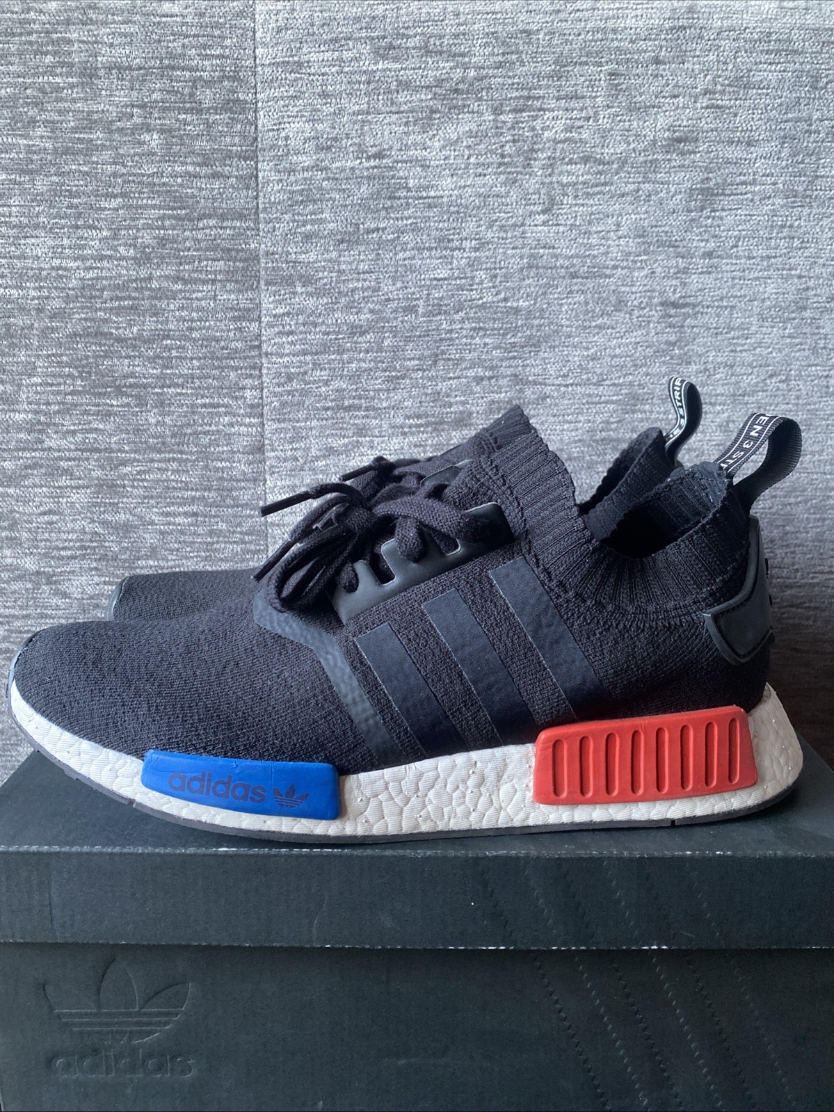 Adidas NMD R1 Core Black Lush Red