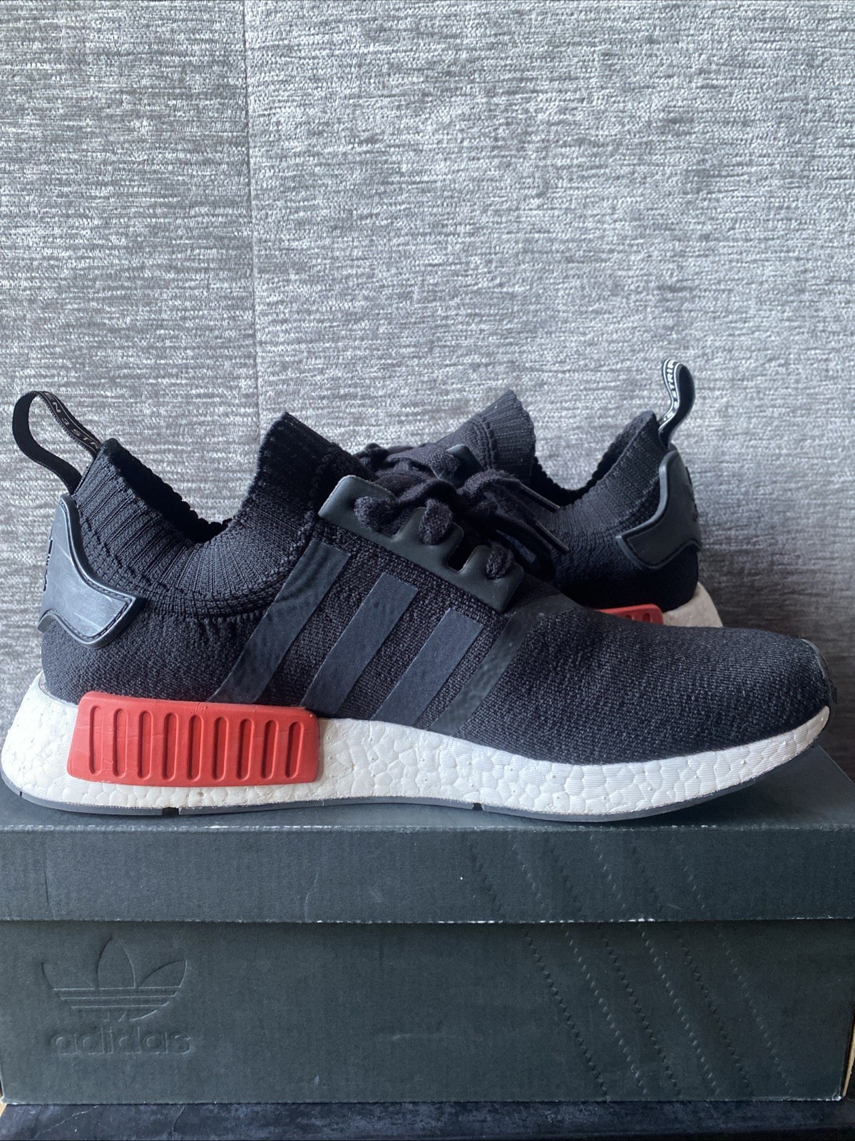 Adidas NMD R1 Core Black Lush Red - photo 2