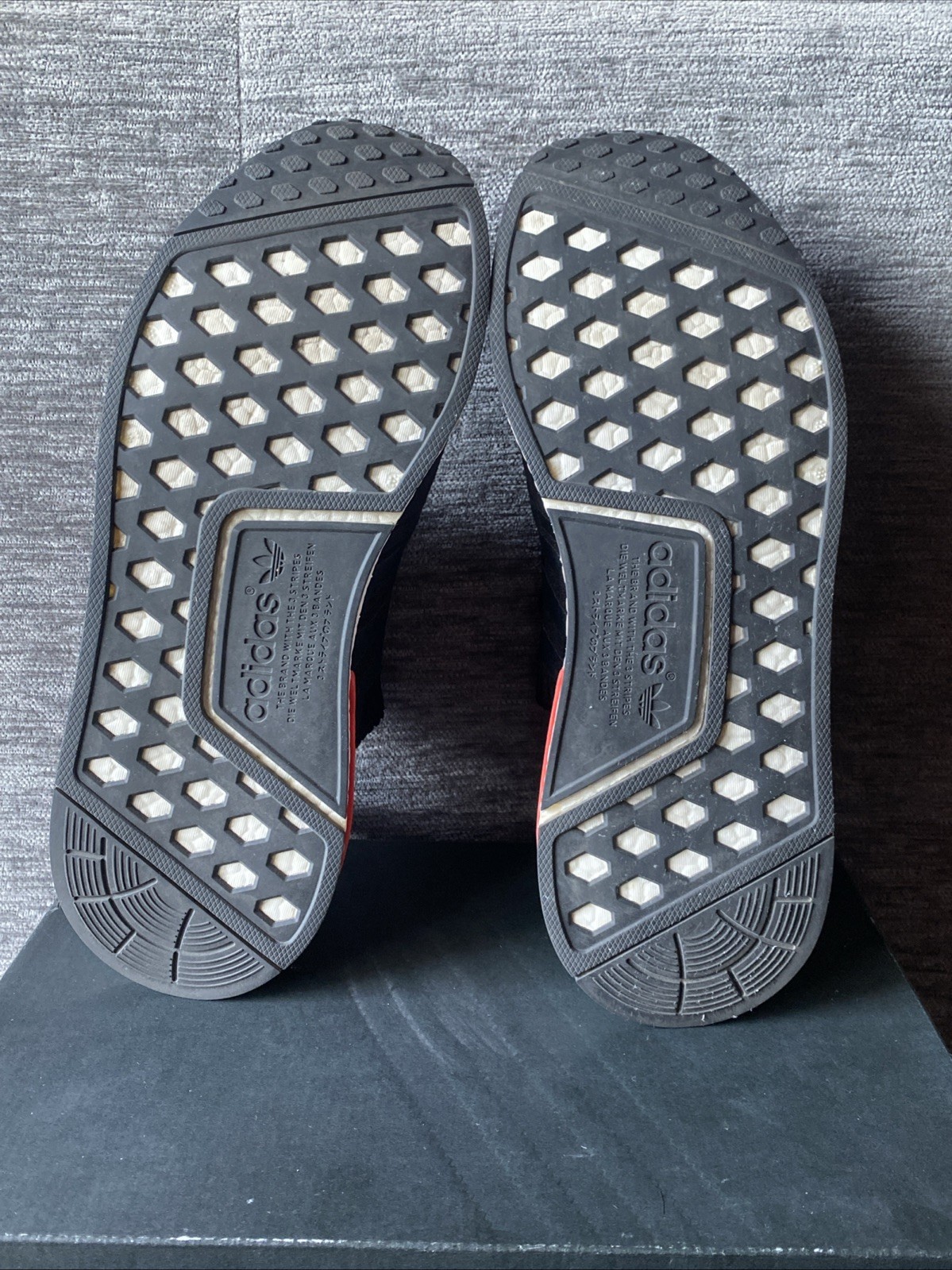 Adidas NMD R1 Core Black Lush Red - photo 5