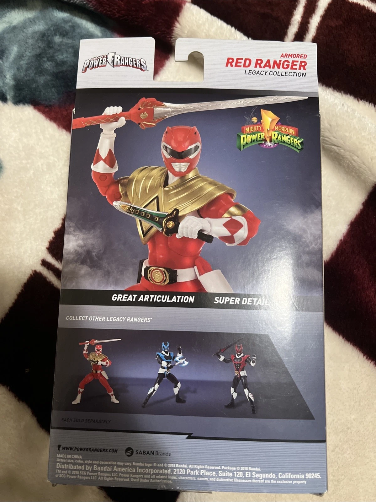 Bandai Power Rangers Legacy Collection Armored Red Ranger GameSt - photo 2