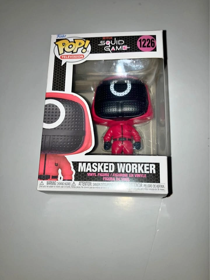 Funko Pop Squid Game #1226 Masked Worker Figure