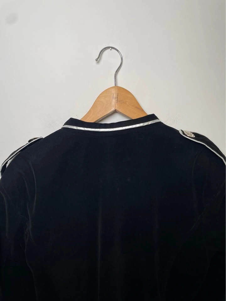 DarkRock Collection Velvet Military Jacket | Cosplay / Goth / St - photo 4