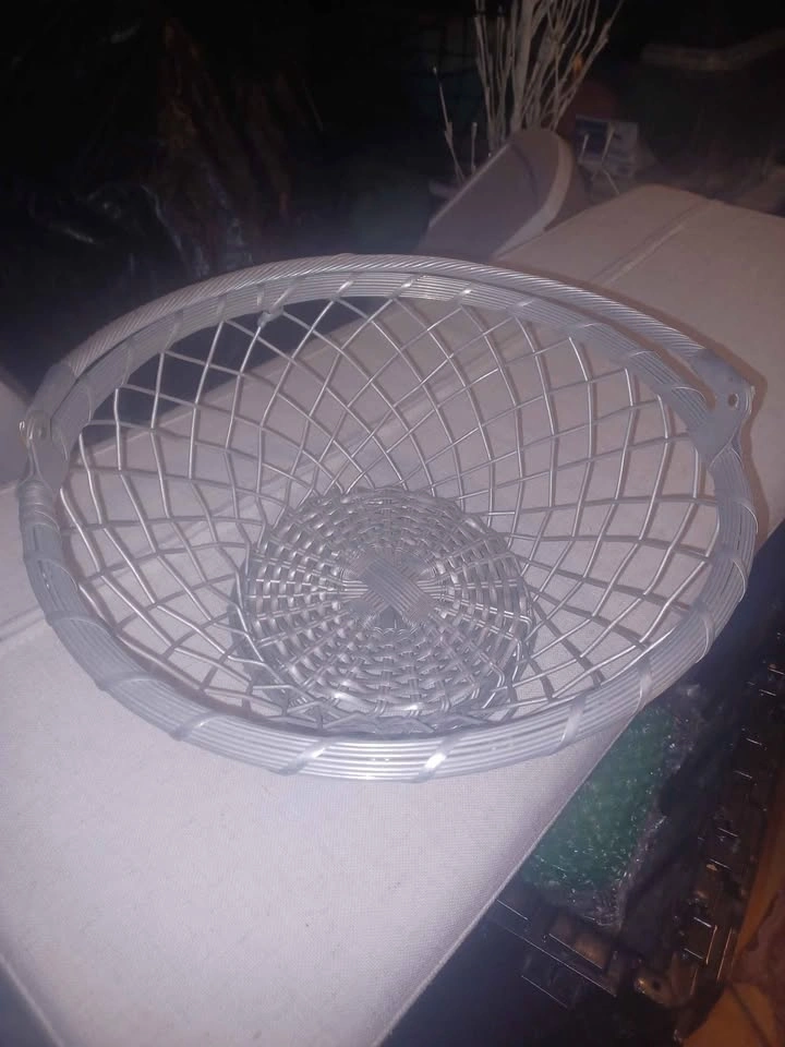 Silver Wire Fruit Basket / Decorative Bowl - photo 4
