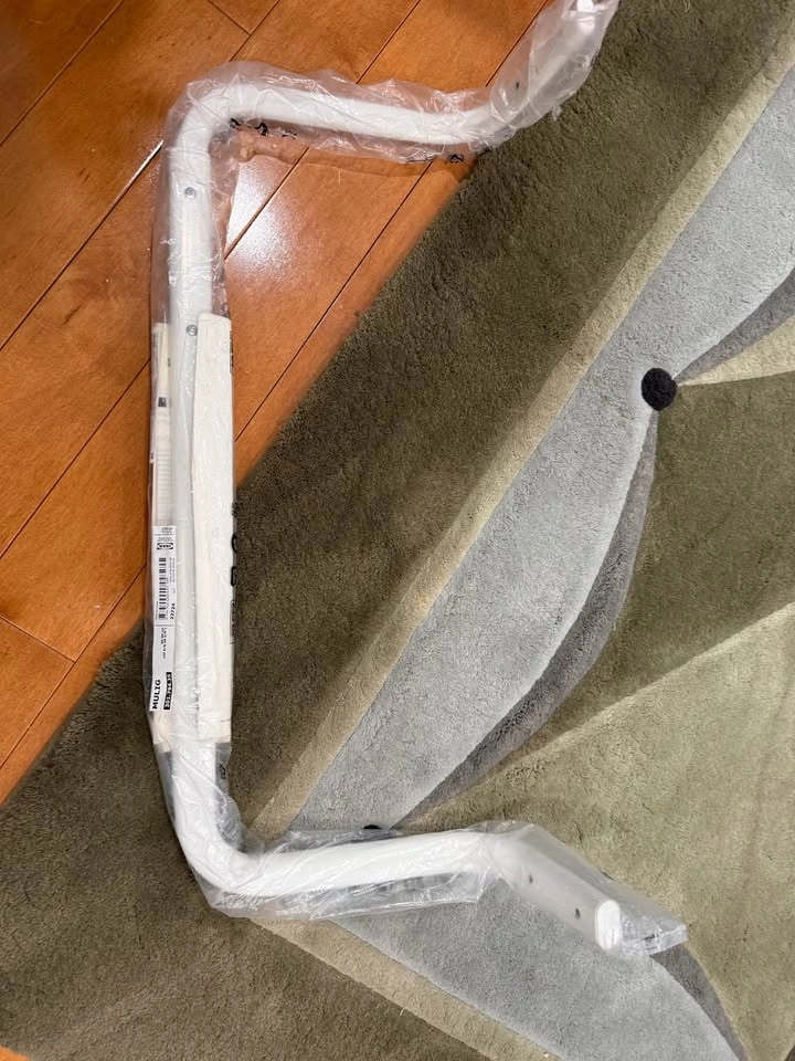IKEA MULIG White Corner Clothes Rail - photo 2