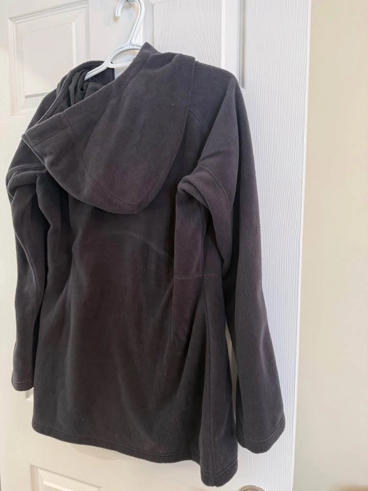 Columbia Hooded Fleece Jacket Dark Gray - photo 4