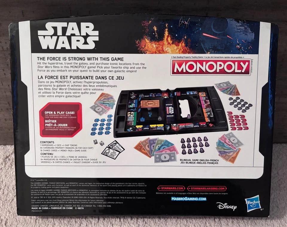 MONOPOLY STAR WARS BOARD GAME (BRAND NEW) - $25.00 - photo 3
