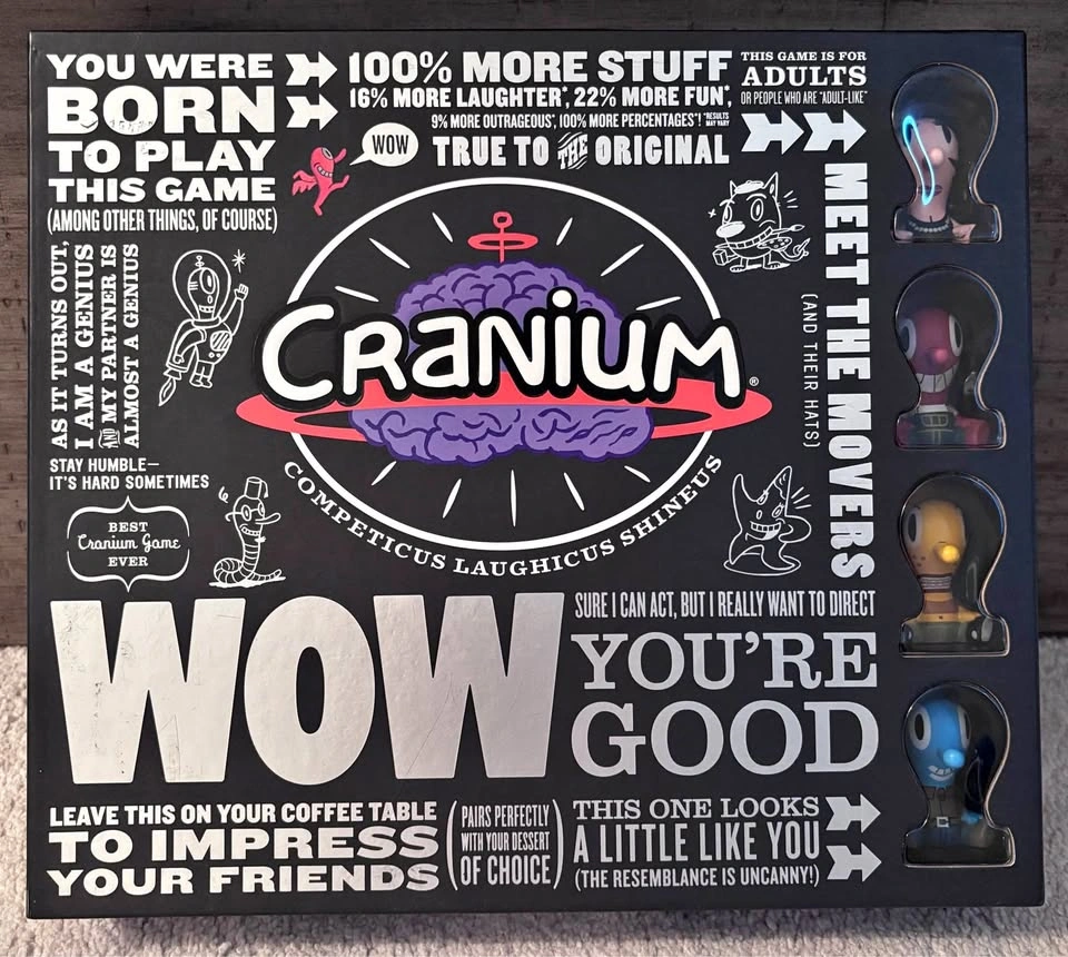 CRANIUM BOARD GAME (NEEDS NEW CLAY/PLAY DOUGH) - $25.00