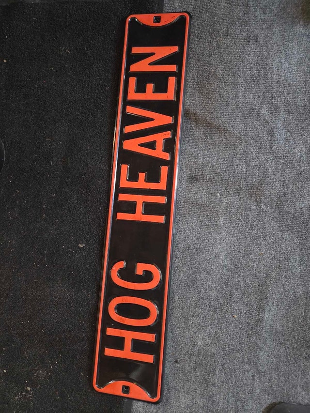 Harley Davidson Hog Heaven Sign