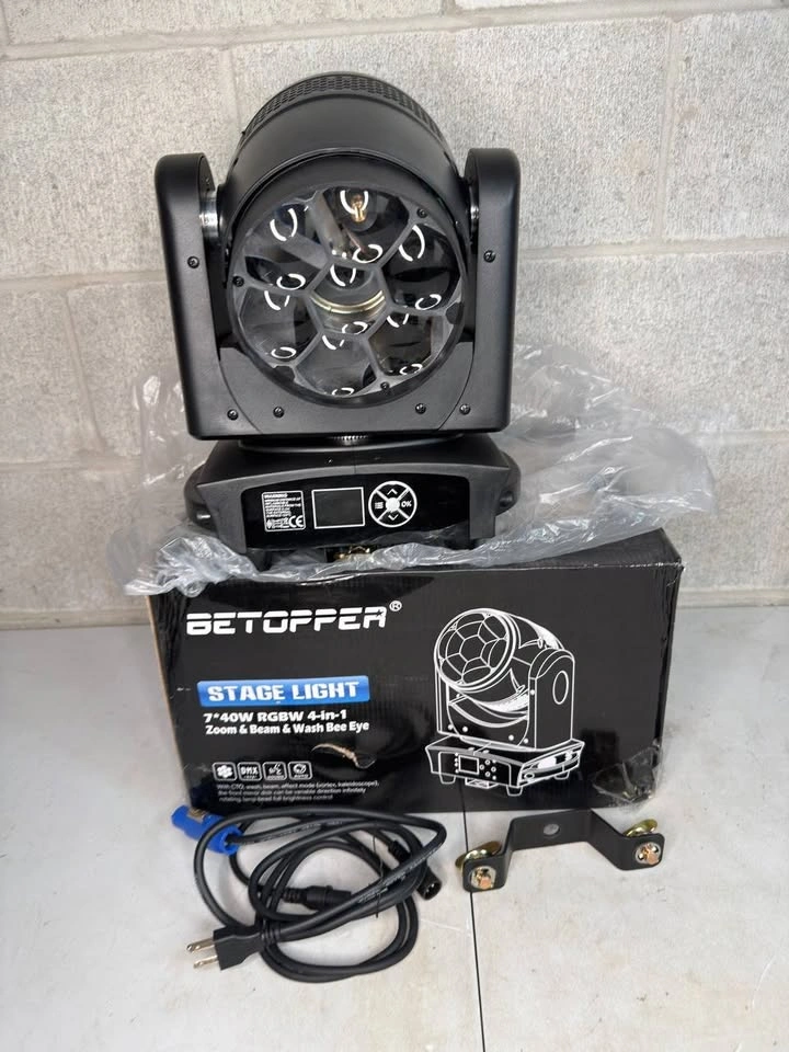BETOPPER 7x40W Moving Head DJ Light - photo 4