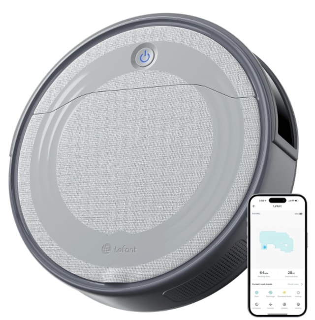 Lefant Robot Vacuum 4500Pa Suction App+Voice Control - photo 4