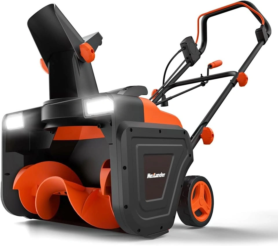 MAXLANDER Corded Electric Snow Blower, 20 Inch 15A Snow Thrower