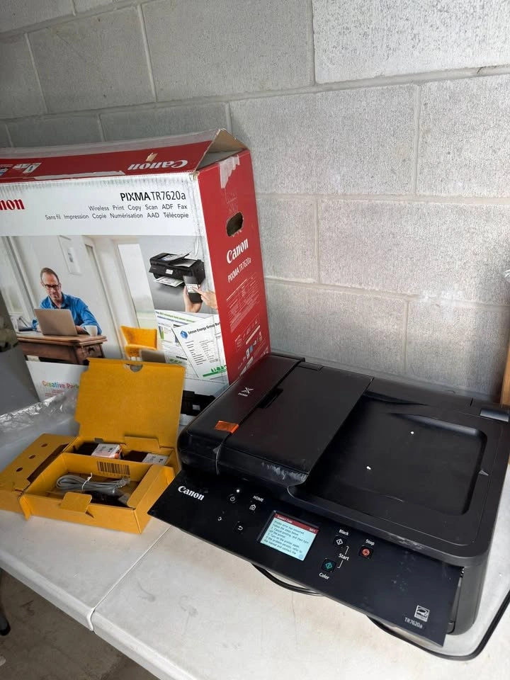 Canon Pixma TR7620a Home Office Printer AS IS - photo 3