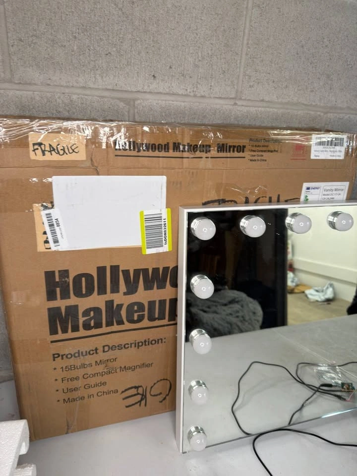 Hansong Bluetooth Vanity Mirror with Lights Hollywood Makeup Mir - photo 2