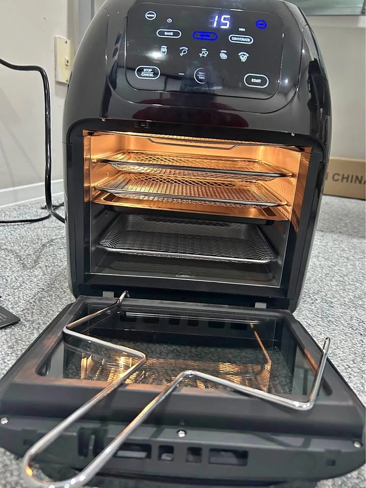 Multifunctional Air Fryer + Rotisserie, Dehydrator, Oven