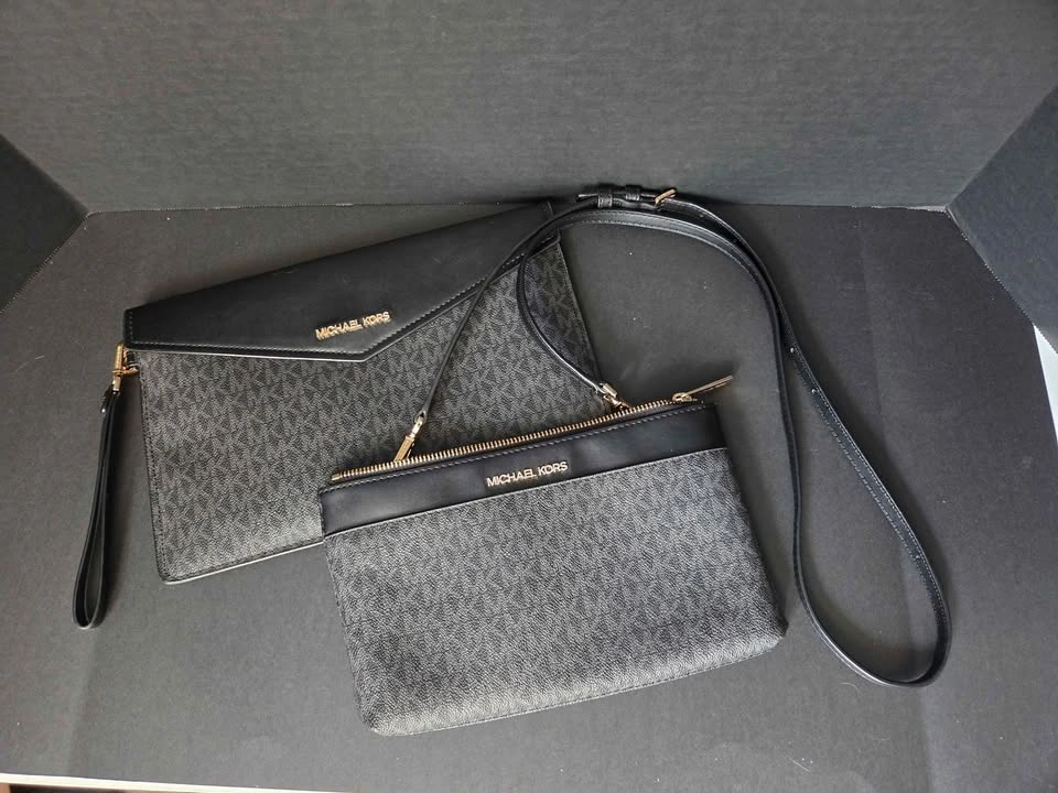 Michael Kors Maisie Clutch/Crossbody - Black Leather - photo 2