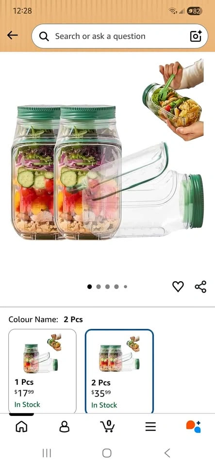 NEW Salad Jars