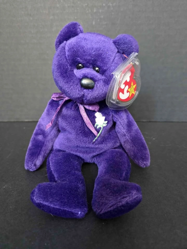 TY Beanie Baby Princess Diana Bear